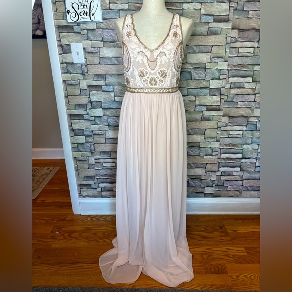 Vow’d by Alter’d State beautiful formal dress with sequins & beaded detail